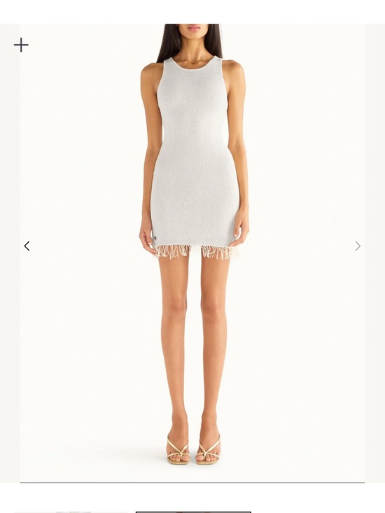 Asta Resort Dresses & Skirts - Natalia Mini Dress Fringe-Hem Sleeveless